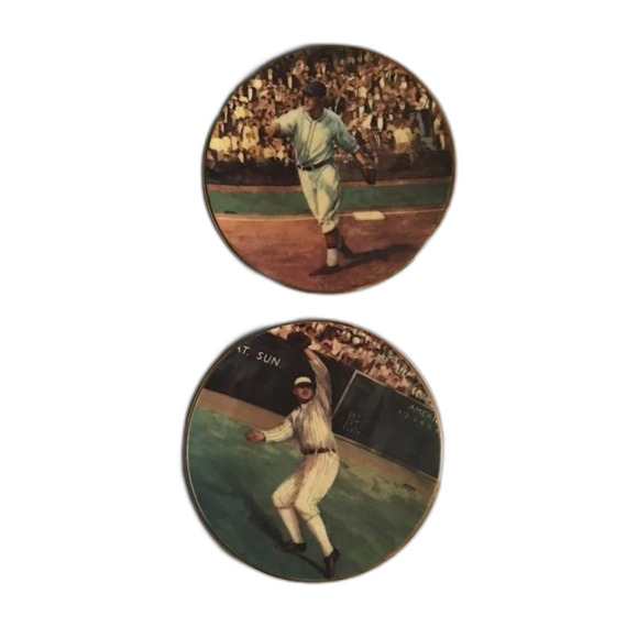 Bradford Exchange Mini Plates 3.5" Joe Jackson and Pie Traynor - Picture 1 of 3